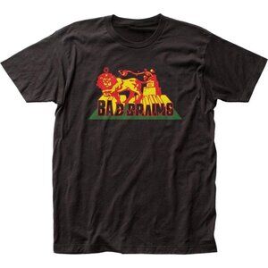 Bad Brains Rasta Lion Punk Reggae Music Fan Graphic T-Shirt 73